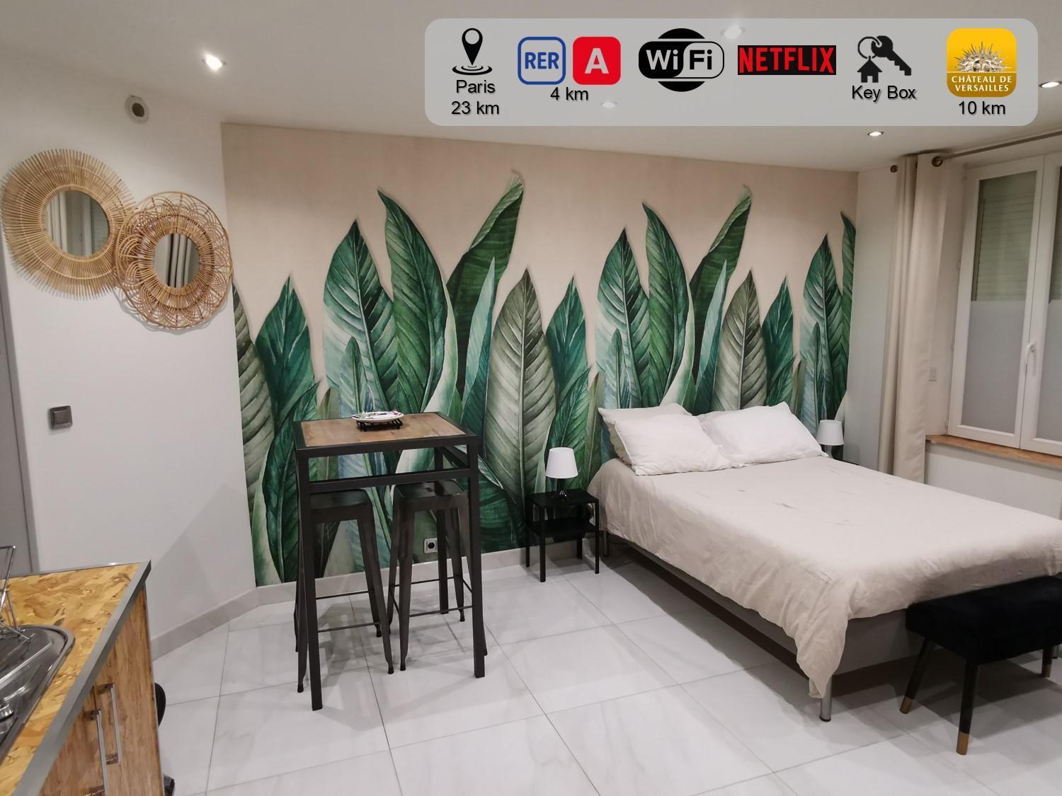 Studio Cosy Proche Paris Et Versailles เลอ ปอร์-มาร์ลี ภายนอก รูปภาพ